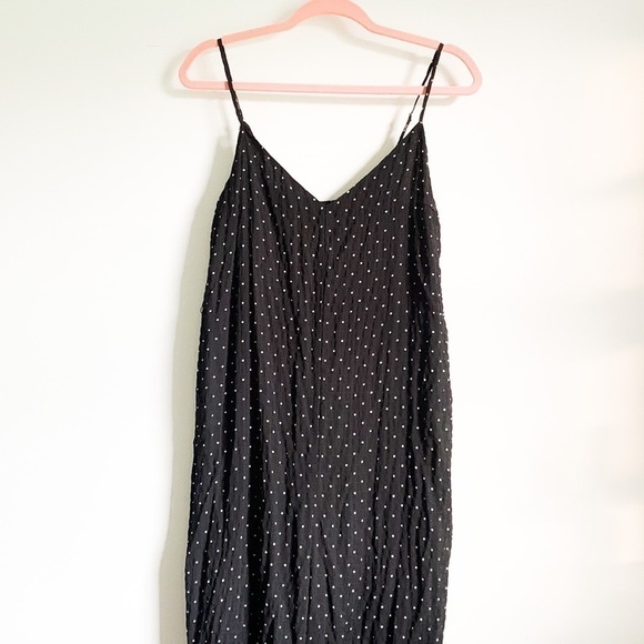 Lulus Charming Ways Black White Polka Dot Culotte Jumpsuit Small - Picture 9 of 15